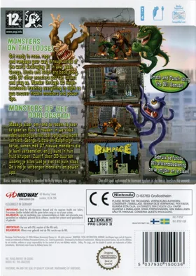 Rampage- Total Destruction box cover back